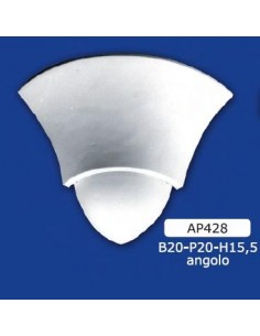 APPLIQUE PER INTERNI  IN GESSO CERAMICO VERNICIABILE ART. 428
