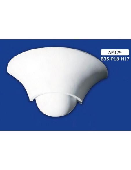 APPLIQUE PER INTERNI  IN GESSO CERAMICO VERNICIABILE ART. 429