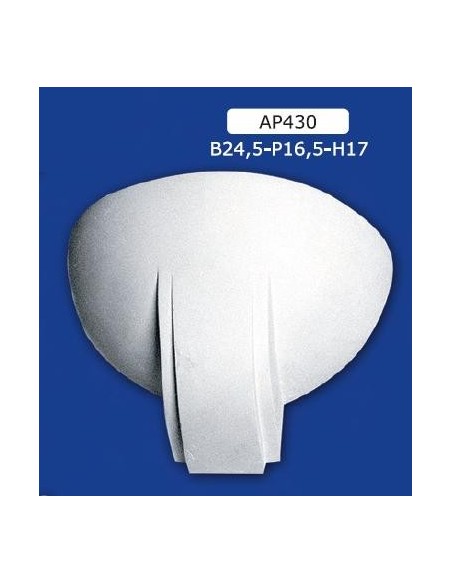 APPLIQUE PER INTERNI  IN GESSO CERAMICO VERNICIABILE ART. 430