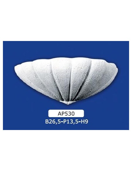 APPLIQUE FOR INTERIOR PLASTER CERAMIC PAINTABLE ART. 530