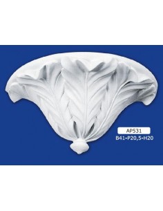 APLIQUES DE YESO INTERIORES DE CERÁMICA PARA PINTAR EL ART. 531