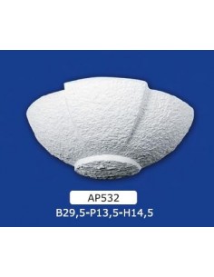 APPLIQUE FOR INTERIOR PLASTER CERAMIC PAINTABLE ART. 532