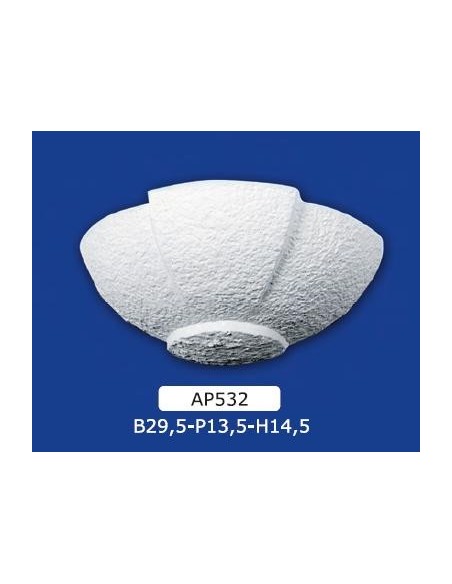 APPLIQUE FOR INTERIOR PLASTER CERAMIC PAINTABLE ART. 532