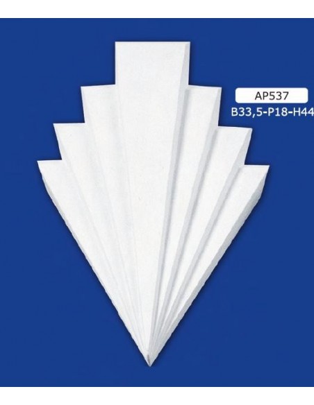 APPLIQUE FOR INTERIOR PLASTER CERAMIC PAINTABLE ART. 537