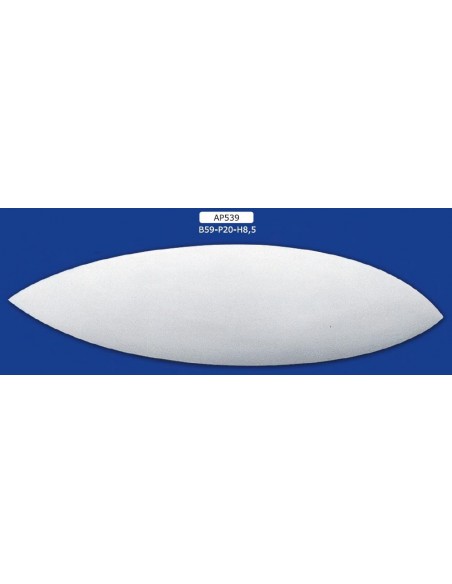 APPLIQUE PER INTERNI  IN GESSO CERAMICO VERNICIABILE ART. 539