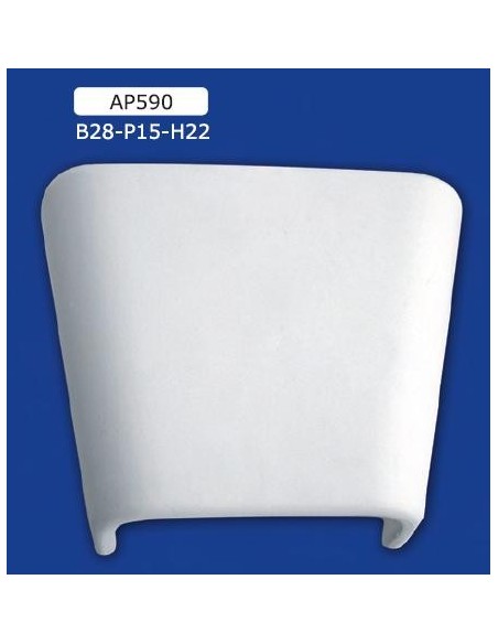 APPLIQUE PER INTERNI  IN GESSO CERAMICO VERNICIABILE ART. 590