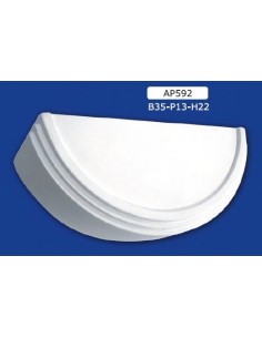 APLIQUES DE YESO INTERIORES DE CERÁMICA PARA PINTAR EL ART. 592