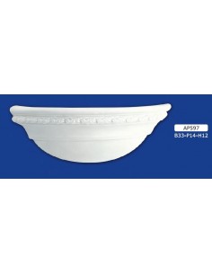 APPLIQUE FOR INTERIOR PLASTER CERAMIC PAINTABLE ART. 597