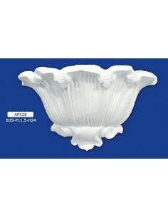 APLIQUES DE YESO INTERIORES DE CERÁMICA PARA PINTAR EL ART. 528