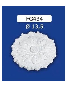 ORNAMENTS FOR THE INTERIOR PLASTER CERAMIC PAINTABLE ART. 434