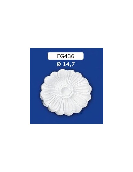 ORNAMENTS FOR THE INTERIOR PLASTER CERAMIC PAINTABLE ART. 436