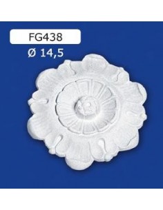 FREGI PER INTERNI  IN GESSO CERAMICO VERNICIABILE ART. 438