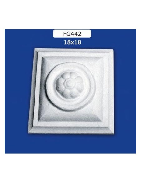 ORNAMENTS FOR THE INTERIOR PLASTER CERAMIC PAINTABLE ART. 442