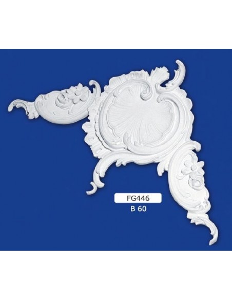 FREGI PER INTERNI  IN GESSO CERAMICO VERNICIABILE ART. 446