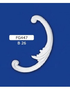 ORNAMENTS FOR THE INTERIOR PLASTER CERAMIC PAINTABLE ART. 447