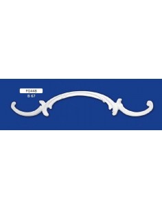 FREGI PER INTERNI  IN GESSO CERAMICO VERNICIABILE ART. 448