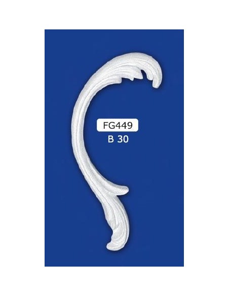 FREGI PER INTERNI  IN GESSO CERAMICO VERNICIABILE ART. 449