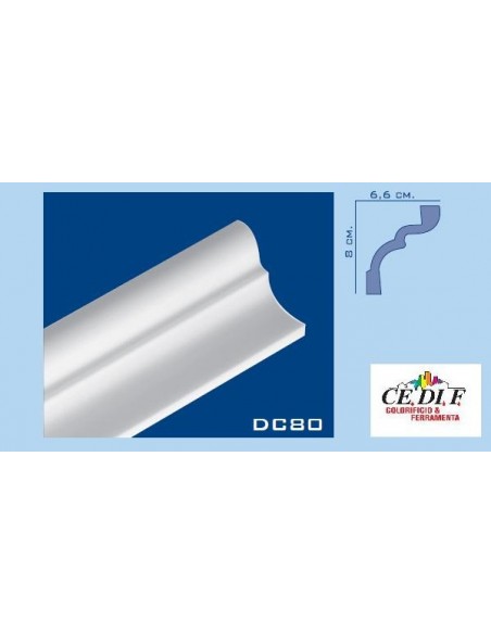 Rahmen DC80 in styropor und polystyrol extrudiert 80x66 h.200