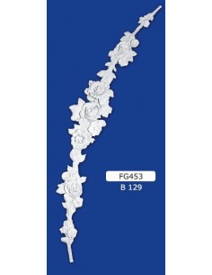 FREGI PER INTERNI  IN GESSO CERAMICO VERNICIABILE ART. 453