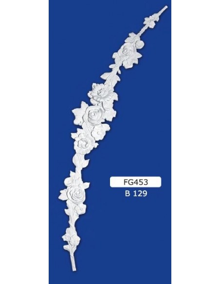 FREGI PER INTERNI  IN GESSO CERAMICO VERNICIABILE ART. 453
