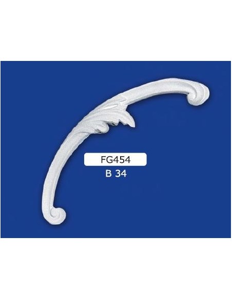 ORNAMENTS FOR THE INTERIOR PLASTER CERAMIC PAINTABLE ART. 454