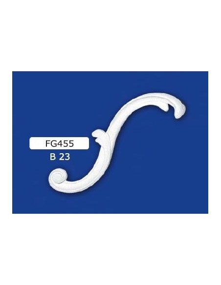 FREGI PER INTERNI  IN GESSO CERAMICO VERNICIABILE ART. 455