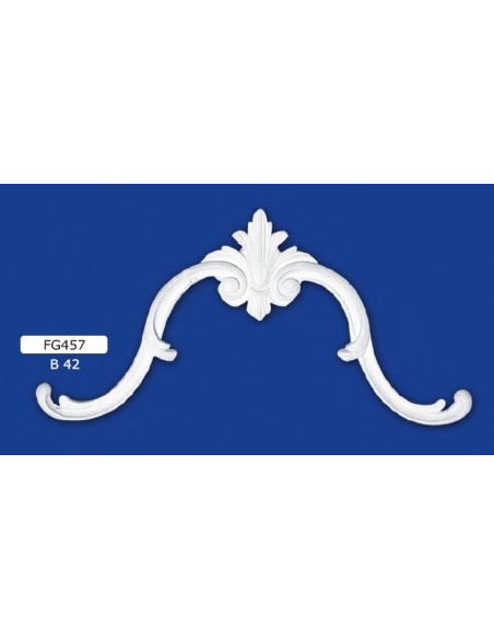 ORNAMENTS FOR THE INTERIOR PLASTER CERAMIC PAINTABLE ART. 457