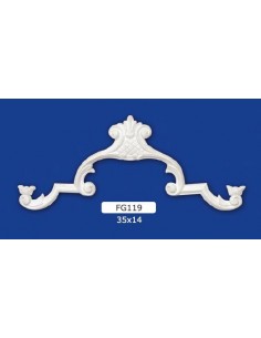 FREGI PER INTERNI  IN GESSO CERAMICO VERNICIABILE ART. 119