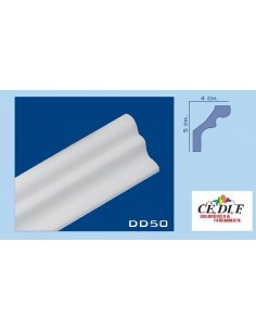 Marco DD50 de poliestireno y poliestireno extruido de 50x40 h.200