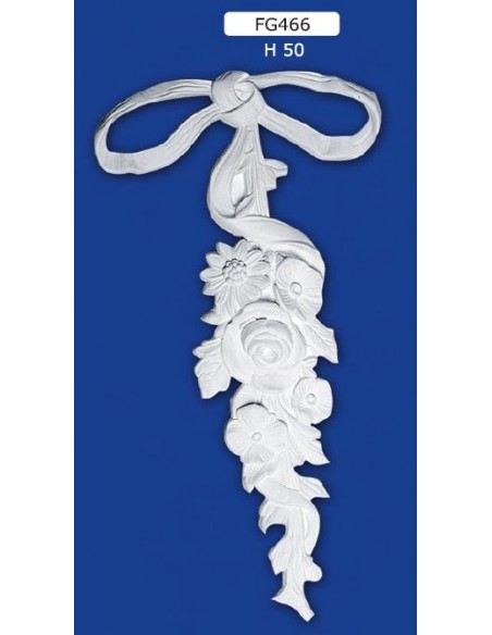 FREGI PER INTERNI  IN GESSO CERAMICO VERNICIABILE ART. 466