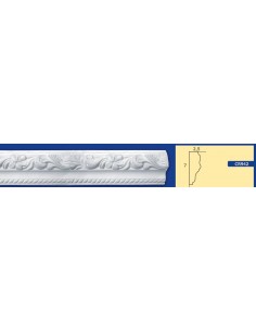 FRAME WALL FOR INTERIOR PLASTER CERAMIC PAINTABLE ART. 942 ROD 1.5 MT 2