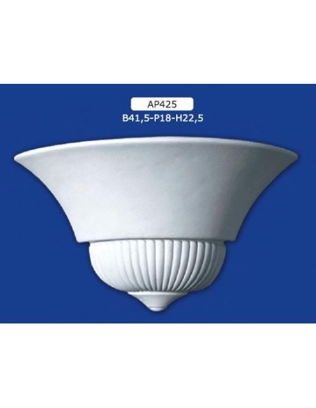 APPLIQUE PER INTERNI  IN GESSO CERAMICO VERNICIABILE ART. 425